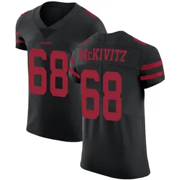 Men's Colton McKivitz San Francisco 49ers Elite Black Alternate Vapor Untouchable Jersey