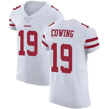 Men's Jacob Cowing San Francisco 49ers Elite White Vapor Untouchable Jersey