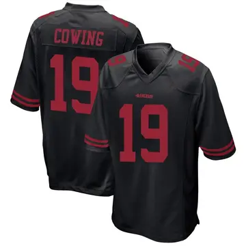 Men's Jacob Cowing San Francisco 49ers Game Black Alternate Jersey