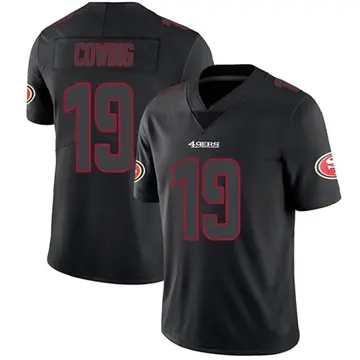 Men's Jacob Cowing San Francisco 49ers Limited Black Impact Jersey