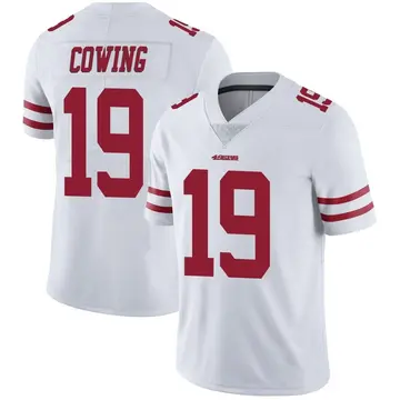 Men's Jacob Cowing San Francisco 49ers Limited White Vapor Untouchable Jersey