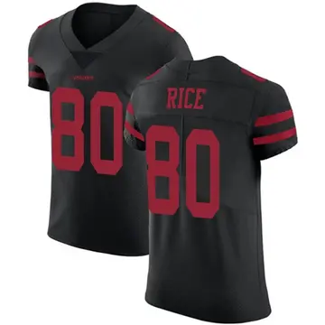 Men's Jerry Rice San Francisco 49ers Elite Black Alternate Vapor Untouchable Jersey