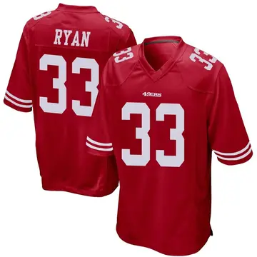 Men's Logan Ryan San Francisco 49ers Game Red Team Color Jersey