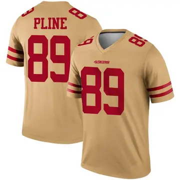 Men's Mason Pline San Francisco 49ers Legend Gold Inverted Jersey