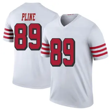 Men's Mason Pline San Francisco 49ers Legend White Color Rush Jersey