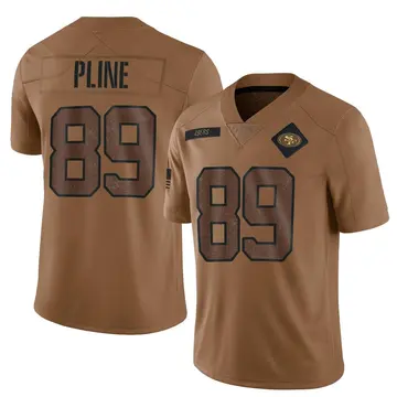 Men's Mason Pline San Francisco 49ers Limited Brown 2023 Salute To Service Jersey