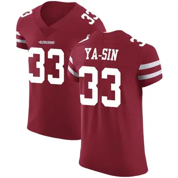 Men's Rock Ya-Sin San Francisco 49ers Elite Red Team Color Vapor Untouchable Jersey