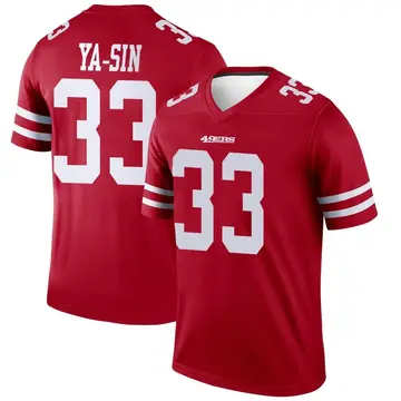 Men's Rock Ya-Sin San Francisco 49ers Legend Scarlet Jersey