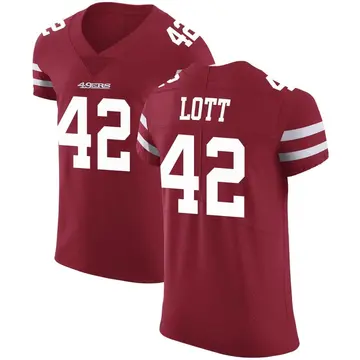 Limited Women's Ronnie Lott White Jersey - #42 Football San Francisco 49ers  Rush Vapor Untouchable Size S