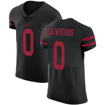 Men's Taylor Hawkins San Francisco 49ers Elite Black Alternate Vapor Untouchable Jersey