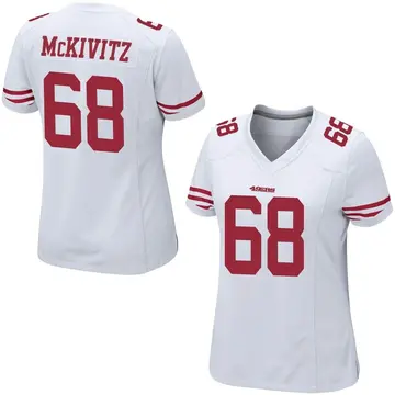 Women's Colton McKivitz San Francisco 49ers Game White Jersey