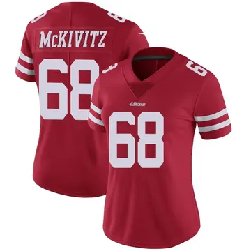 Women's Colton McKivitz San Francisco 49ers Limited Red Team Color Vapor Untouchable Jersey