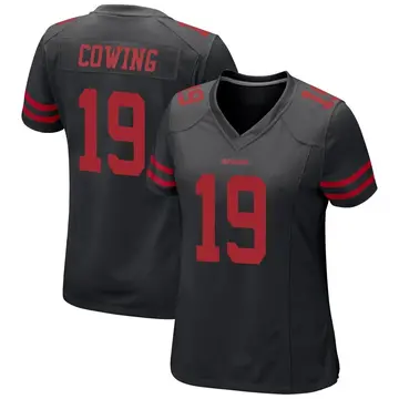 Women's Jacob Cowing San Francisco 49ers Game Black Alternate Jersey