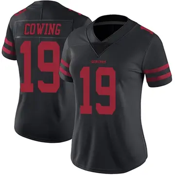 Women's Jacob Cowing San Francisco 49ers Limited Black Alternate Vapor Untouchable Jersey