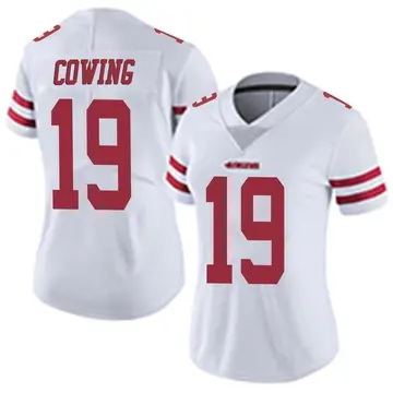 Women's Jacob Cowing San Francisco 49ers Limited White Vapor Untouchable Jersey