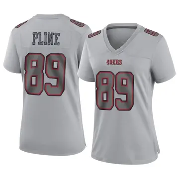 Women's Mason Pline San Francisco 49ers Game Gray Atmosphere Fashion Jersey