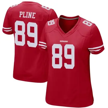 Women's Mason Pline San Francisco 49ers Game Red Team Color Jersey