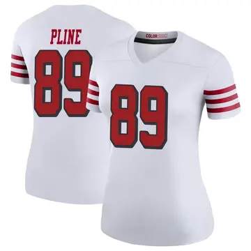 Women's Mason Pline San Francisco 49ers Legend White Color Rush Jersey