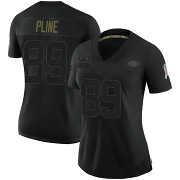 Women's Mason Pline San Francisco 49ers Limited Black 2020 Salute To Service Jersey