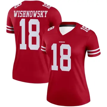 San Francisco 49ers Mitch Wishnowsky Jersey Limited Rush Vapor Untouchable White No.6