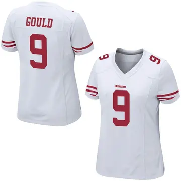 Womens San Francisco 49ers Robbie Gould Scarlet Super Bowl Liv Game Jersey  - Dingeas