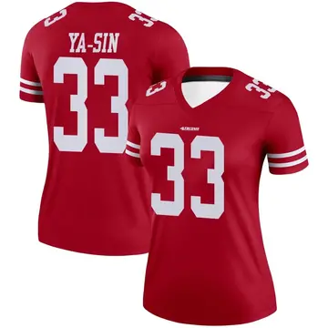 Women's Rock Ya-Sin San Francisco 49ers Legend Scarlet Jersey