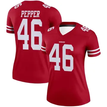 Women's Taybor Pepper San Francisco 49ers Legend Scarlet Jersey