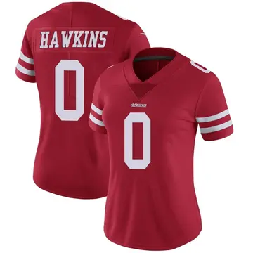 Women's Taylor Hawkins San Francisco 49ers Limited Red Team Color Vapor Untouchable Jersey