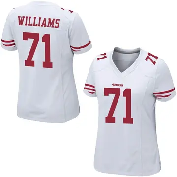 San Francisco 49ers #71 Trent Williams Red 75th Anniversary With C Patch  Vapor Untouchable Limited Stitched