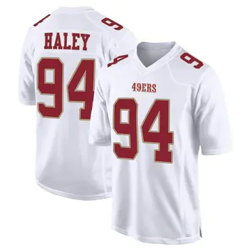 Youth Charles Haley San Francisco 49ers Game White Fashion Jersey