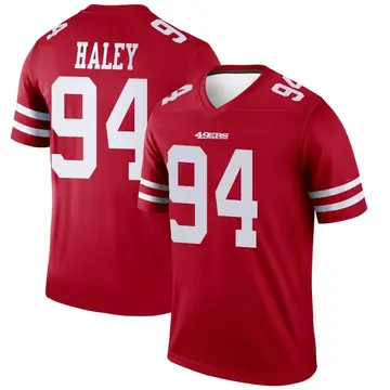 Youth Charles Haley San Francisco 49ers Legend Scarlet Jersey