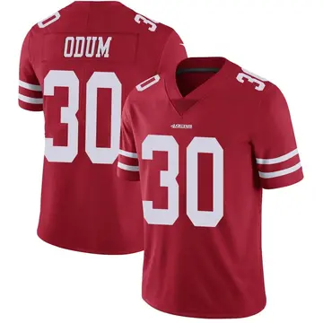 Youth George Odum San Francisco 49ers Limited Red Team Color Vapor Untouchable Jersey