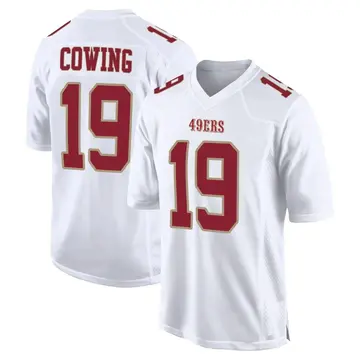 Youth Jacob Cowing San Francisco 49ers Game White Fashion Jersey