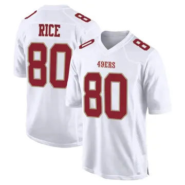 Youth Jerry Rice San Francisco 49ers Game White Fashion Jersey