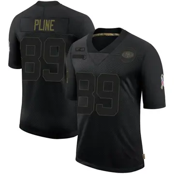 Youth Mason Pline San Francisco 49ers Limited Black 2020 Salute To Service Jersey