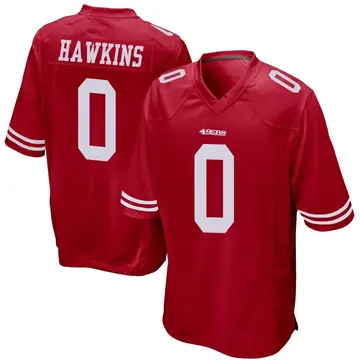 Youth Taylor Hawkins San Francisco 49ers Game Red Team Color Jersey