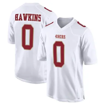 Youth Taylor Hawkins San Francisco 49ers Game White Fashion Jersey